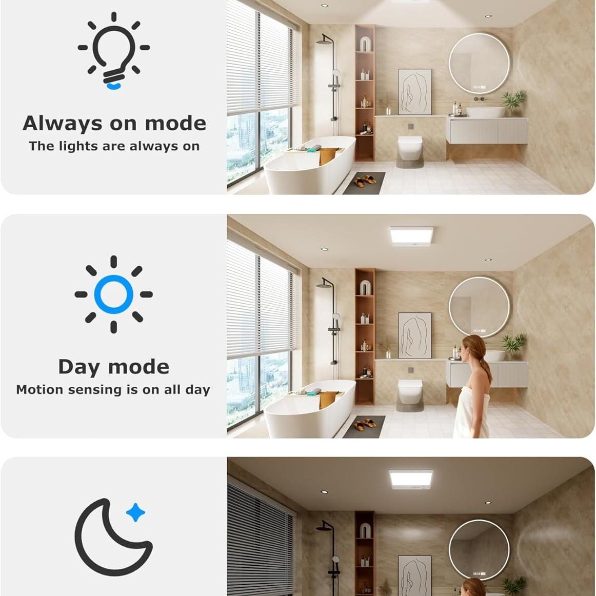 Motion Sensor Closet Light, 20cm Rechargeable Square Ceiling Lamp, Wall Light with Remote, Adjustable Color Temperature, Magnetic Installation