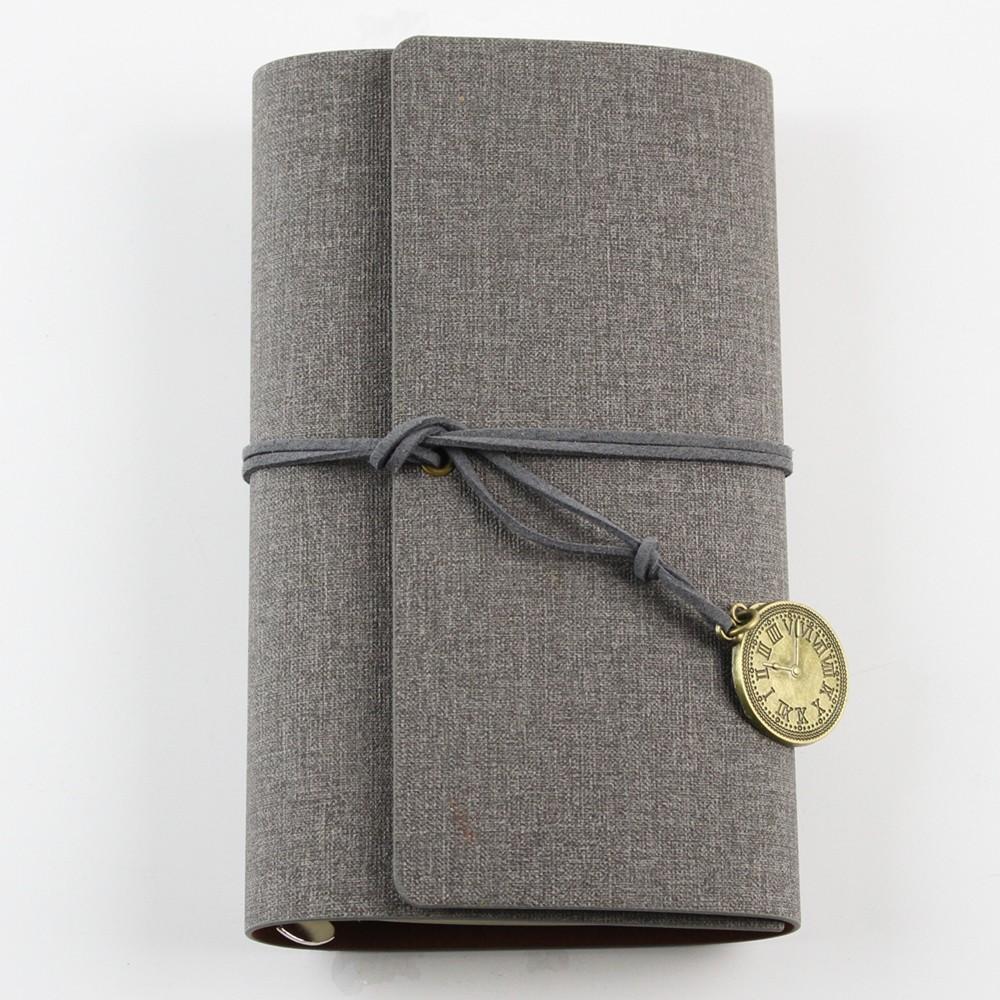 A6 Spiral Notebook Creative Design, Vintage Style Journal for Students, Includes 80 Sheets 160 Pages, Ideal for Notes & Meeting Records