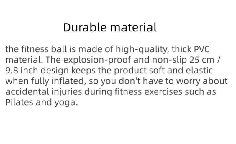 Pilates Ball, 9 Inch Small Exercise Soft Workout Yoga Ball , Home Gym Yoga, Pilates, Core Training, Workout, Balance, Stability