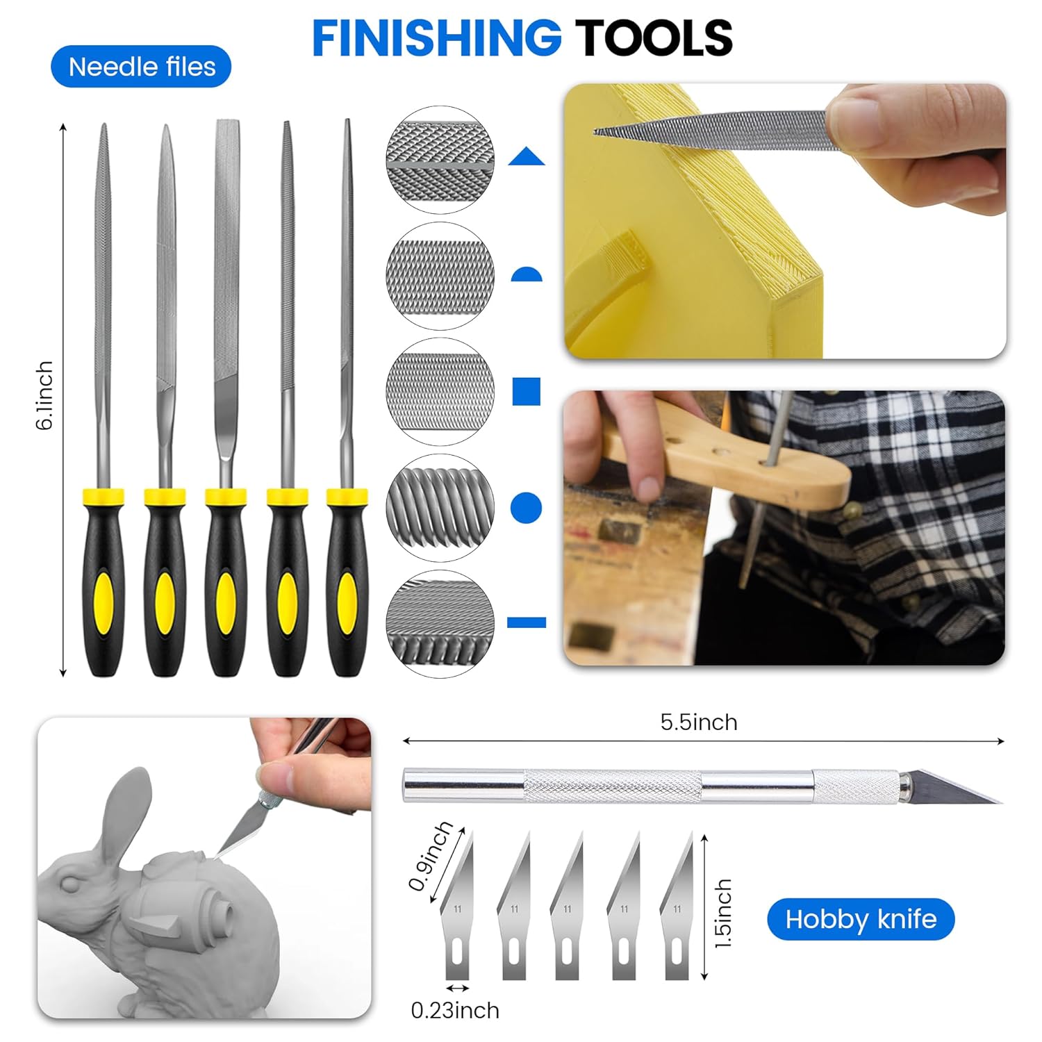 45 count Printer Tool Kit, Printer Accessories Includes Nozzle Cleaning Kit, Deburring Tool, Files, Pliers, Removal Scrapers Suitable for Print Removing, Cleaning, Finishing 45 count Printer Tool Kit, Printer Accessories Includes Nozzle Cleaning Kit, Deburring Tool, Files, Pliers, Removal Scrapers Suitable for Print Removing, Cleaning, Finishing