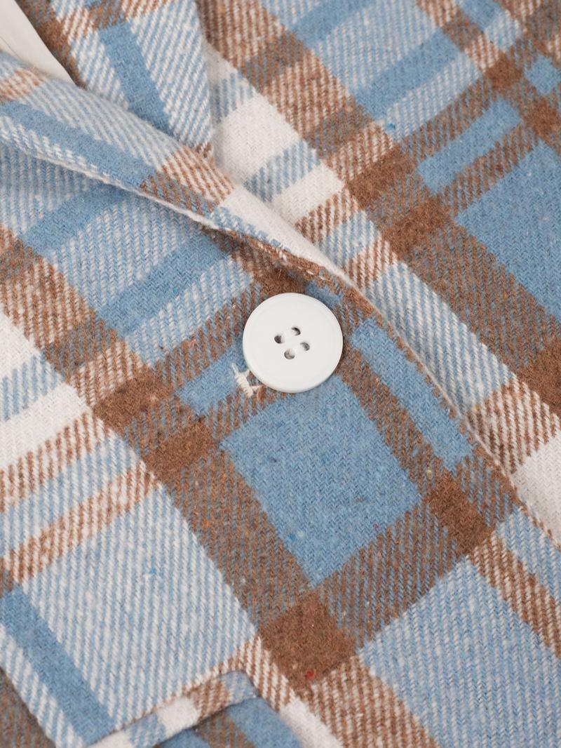 Fashion Elegant Daily Commute Plaid Office Women's Blazer Jacket, Stylish Professional Workwear, Perfect for Business and Casual Settings