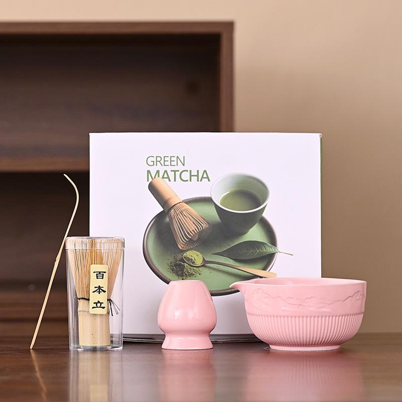 Japanese Matcha Set, Chasen Tea Whisk Kit, Song Dynasty Pointing Tea Tools, Stirrer Tea Ceremony Accessories, Traditional Tea Making Equipment