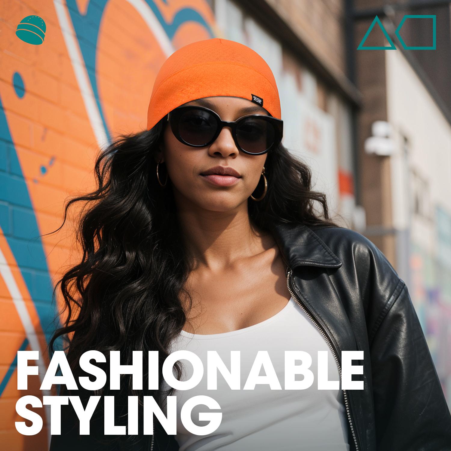 Unisex Winter Warm Skull Cap for Men Women,Lightweight Beanie Cycling Hat Breathable Helmet Liner, Multifunctional Skull Caps