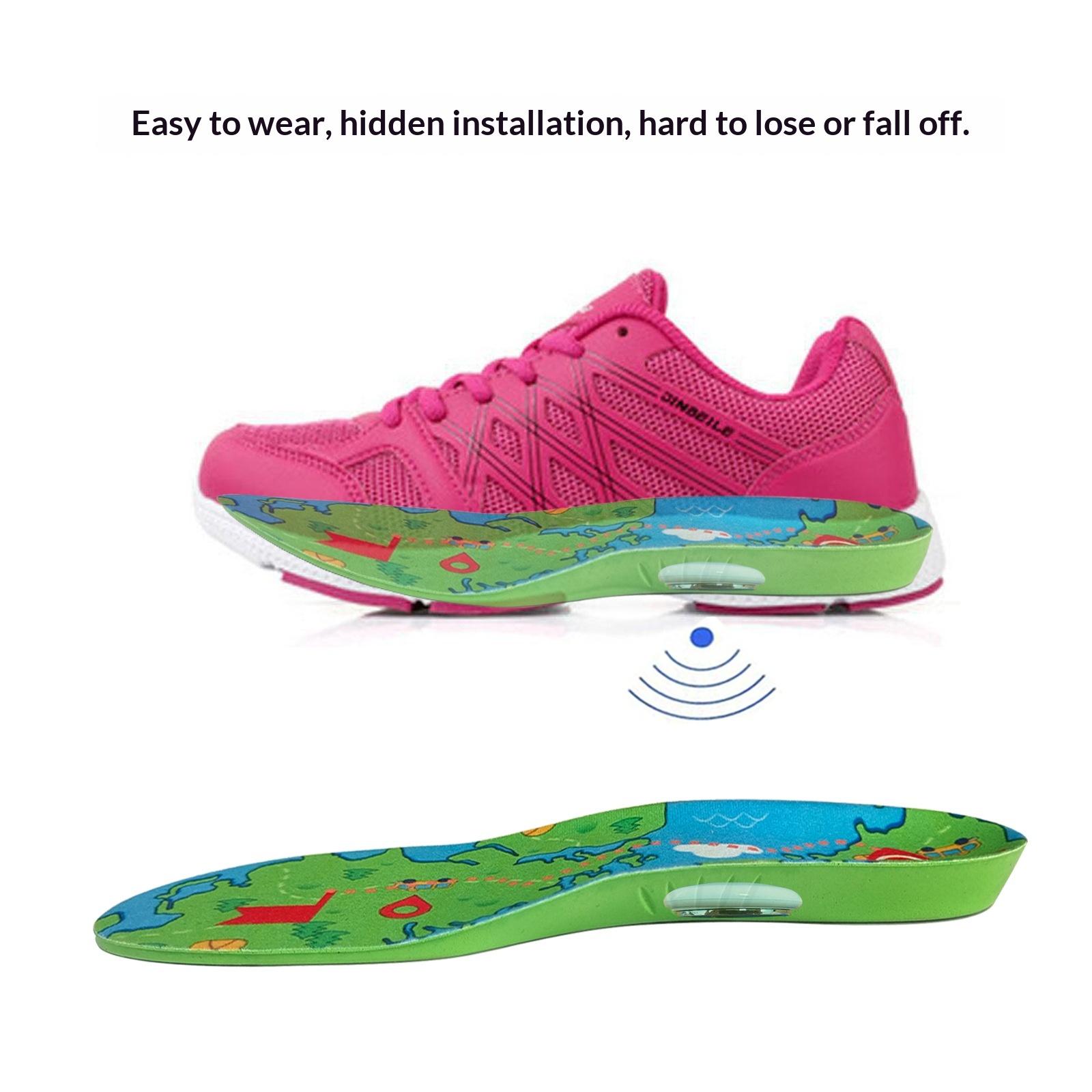 AirTag-Compatible PU Insoles — Anti-Loss Tracking Inserts for Children's Sports Shoes and the Elderly