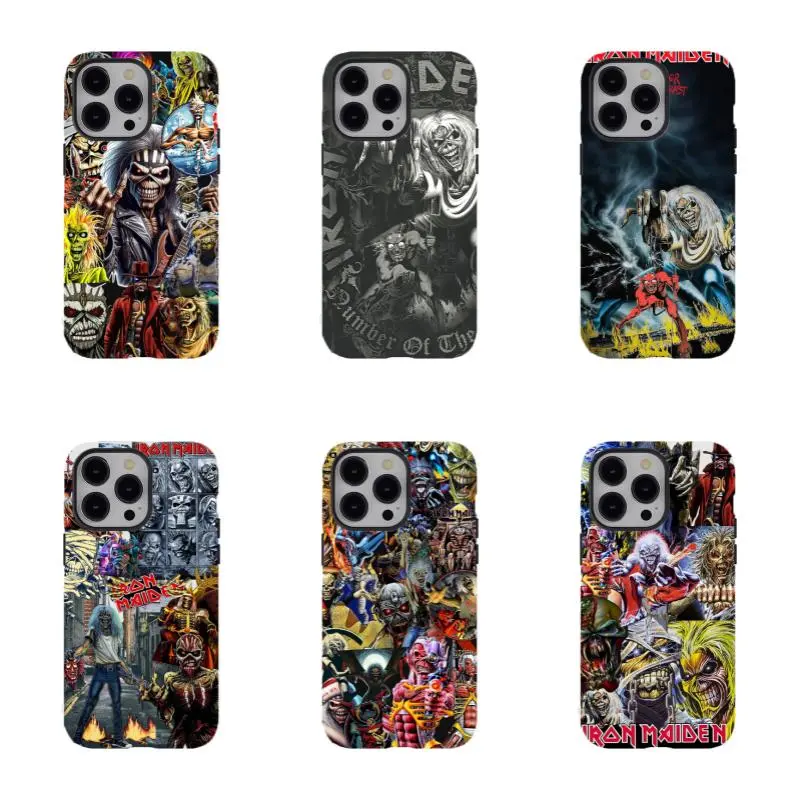 Ir0n Mai.den Number of the Beast Phone Case – Iconic Heavy Metal Style,for iPhone 17/16/15/14/13/12/11 ProMax Plus for Samsung phones,an excellent gift for friend or fans.