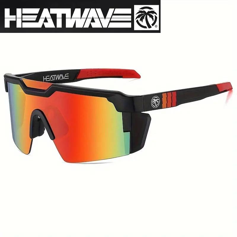 4 counts Heatwave Sport Sunglasses for Men Women UV400 Protection Cycling Running Fishing Outdoor Sports Wrap Around Shades