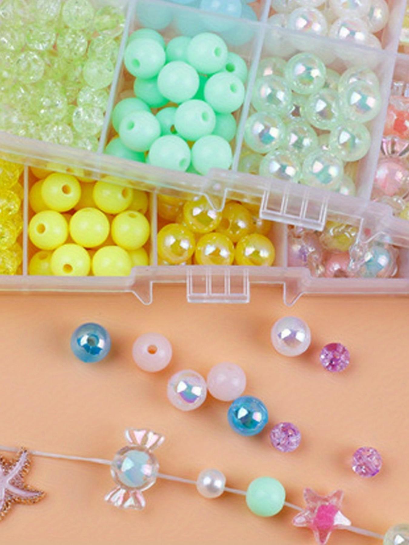 1300pcs Candy Beads DIY Necklace Kit, Art Craft Supplies for Bracelets, Jewelry Making, Keychains, Fashion Gifts, Handmade Accessories