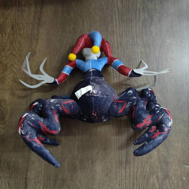 Lily Lovebraids Giblet Horror Game 5 Spider plush toy, mechanical clown doll, soft material, perfect fan exclusive gift, children's birthday, Halloween, Christmas gift, home decoration