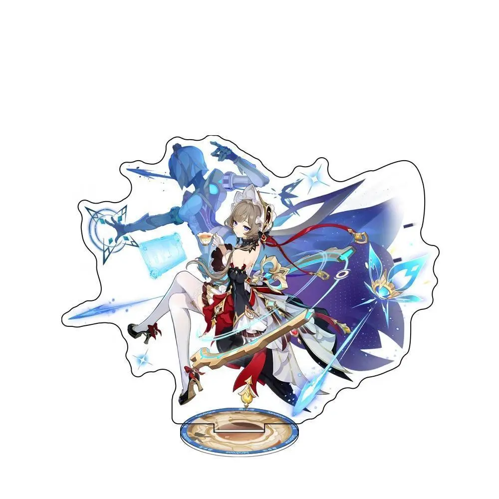 2026 New hot item Anime Game Genshin Impact Stand Model Acrylic Action Figure Xilonen Kinich Mualani Creative Toy Gift