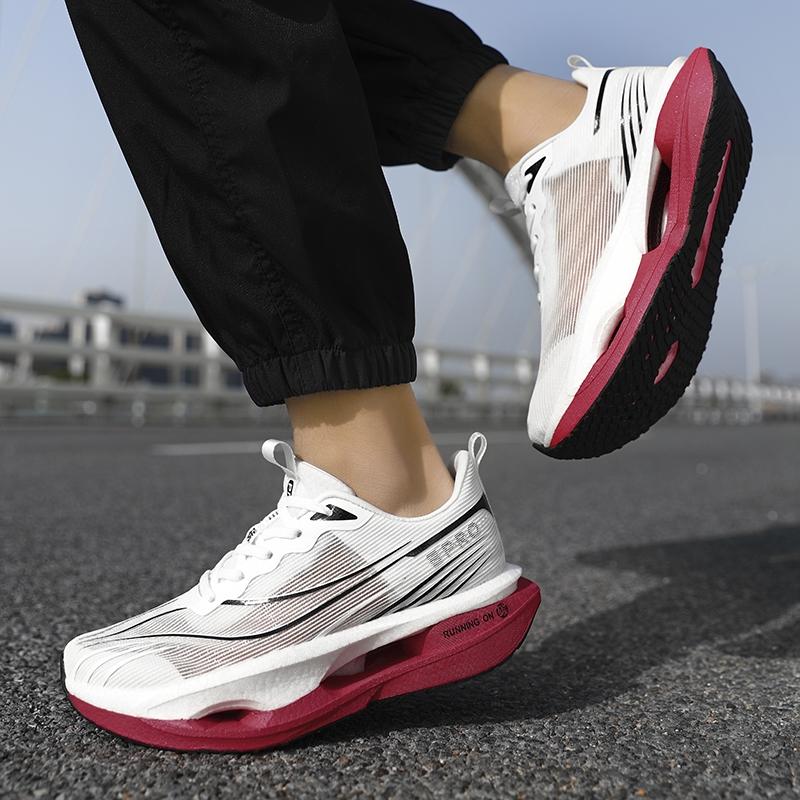 High-End Carbon Plate Cushioning Sneakers | Unisex Walking Running Sneakers Breathable Soft Anti-Slip Wear-Resistant 35-45