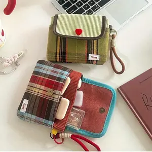 Data Cables Organizer Sanitary Pads Bag Large Capacity Contrast Color Cosmetic Bag Multipurpose Napkin Pouch Storage Bag Makeup