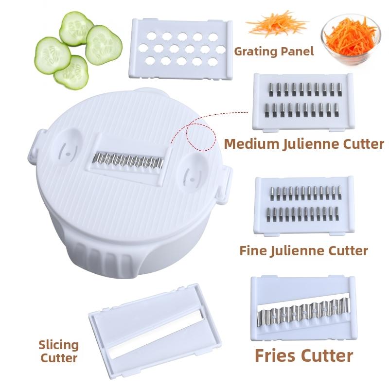 Multifunctional Slicer Washing Cutting Drain Basket Home Vegetable Cutter, Efficient Kitchen Tool for Fresh Produce Prep