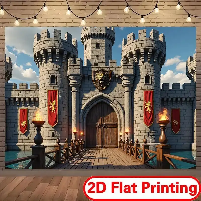 2D Flat Printing Backdrop Banner for Bedroom, Dorm Room & Apartment Decor