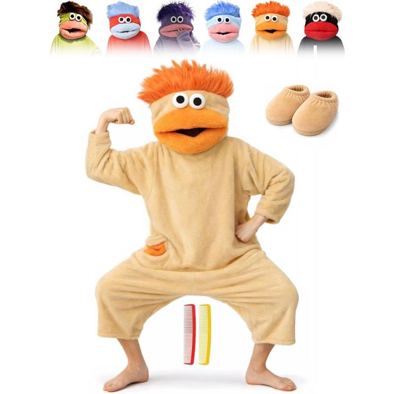 Mouth Monster Onesie for Adults - 2026 Funny Snuggly Fleece Pajamas, Hilarious Design for Comfortable Lounging