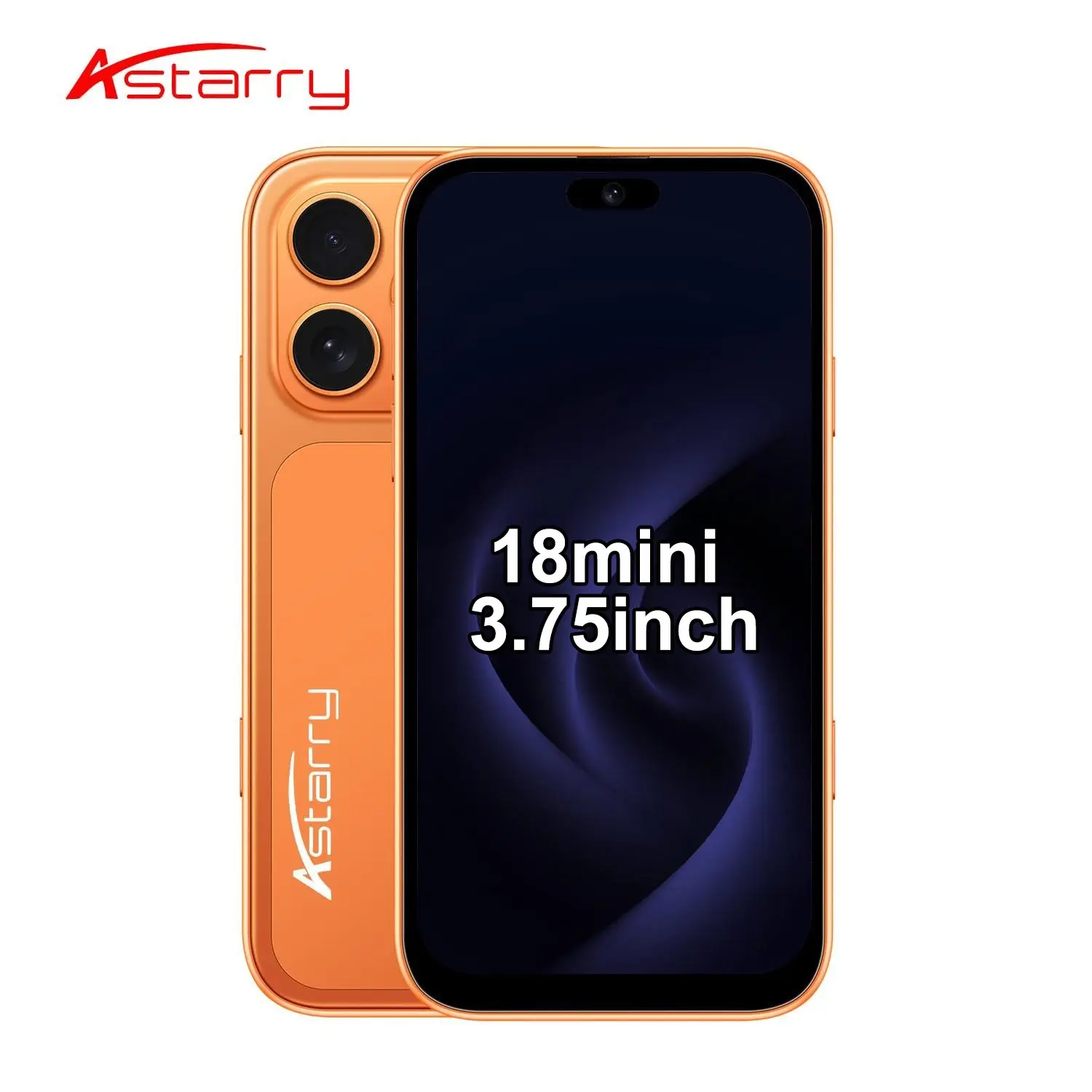 Astarry-18 Mini Portable Smartphone, 2+16GB Memory, Mtk6580m Quad-Core, Android 10, Dual Cameras, 3g Full Network, 2500mah Battery, Cellphone