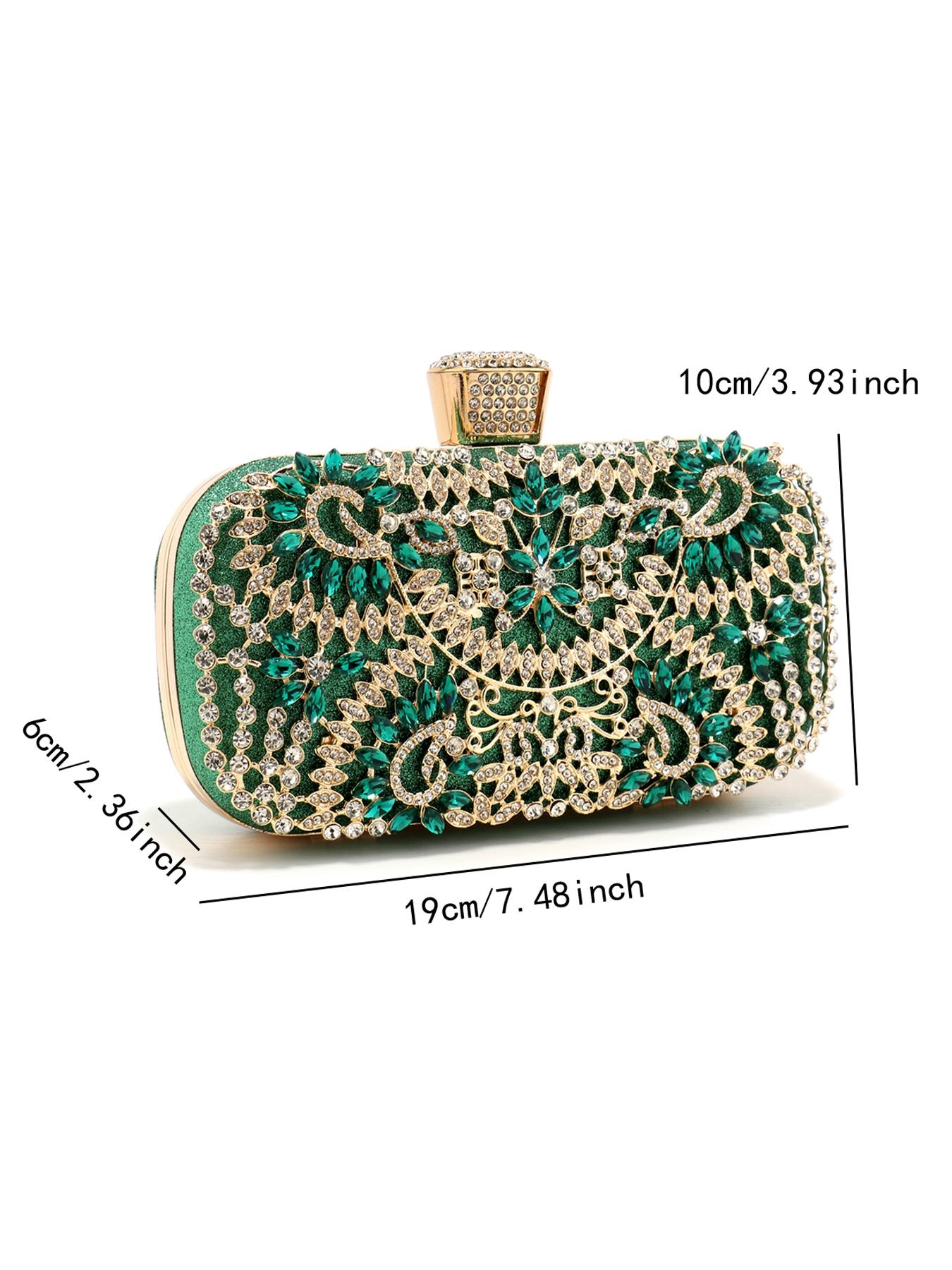 High-End Rhinestone Evening Bag, Fashionable Sparkling Fabric, Embellished Clutch, Versatile Banquet Clutch, Luxurious Handbag for Weddings, Parties, Birthdays