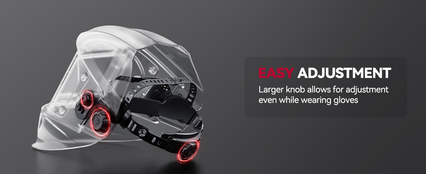 ARCCAPTAIN Auto Darkening Welding Helmet with 180° Panoramic Side View, 1/1/1/1 True Color Large Viewing Welding Hood with 4 Sensors, Solar Powered, Wide Shade for WELD CUT GRIND Black Friday and Cyber Monday Deal, Thanksgiving/Christmas Gifts for Men/Dad