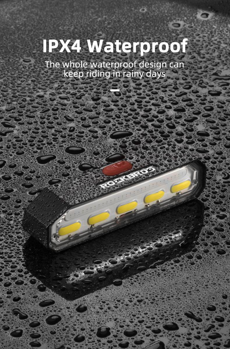 ROCKBROS Bicycle Rear Light Waterproof Saddle Tail light A54BK/WR01