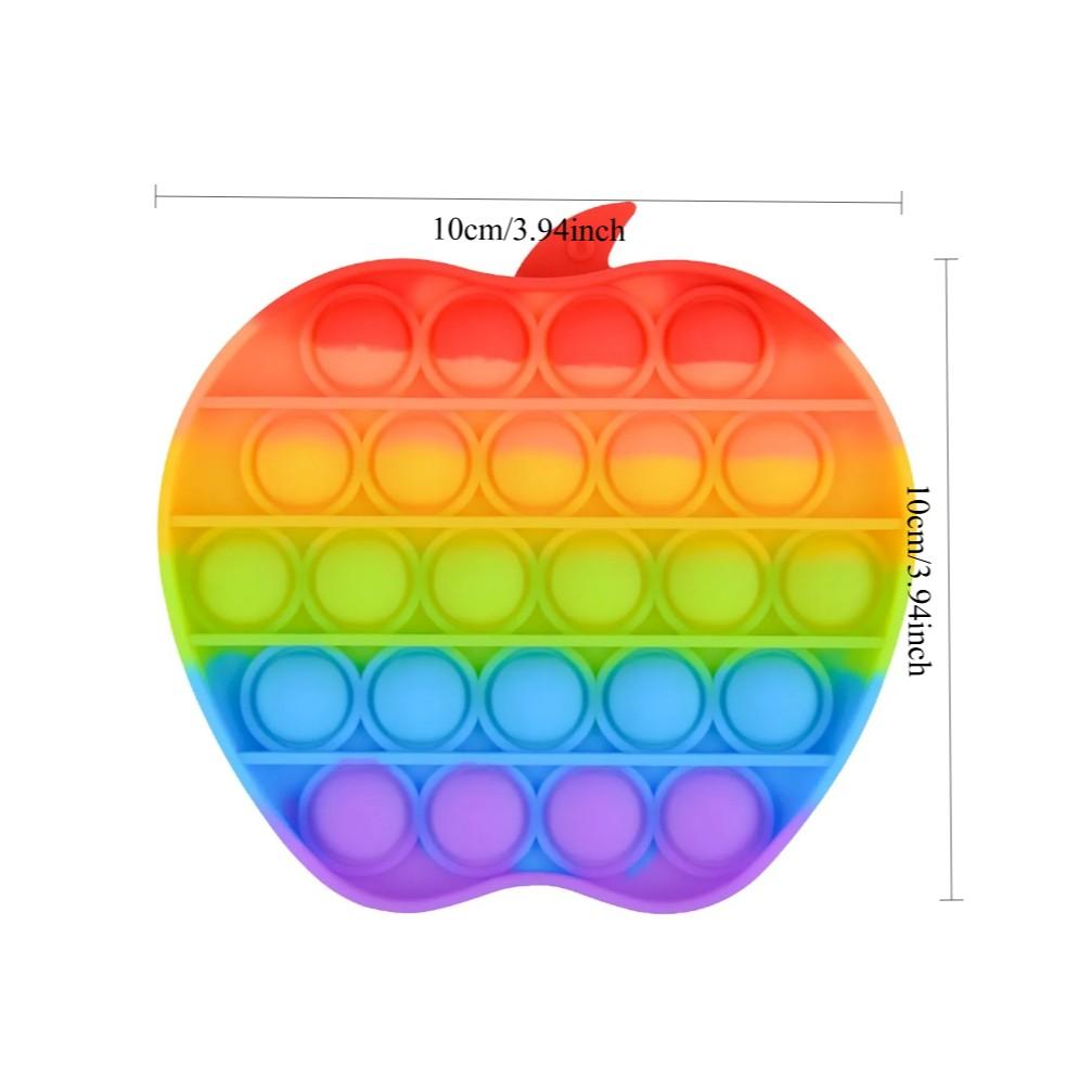 Rainbow Bubble Press Stress Relief Toy, Adult and Child Sensory Toy, Interactive Special Needs Toy, Fun and Relaxing Plaything