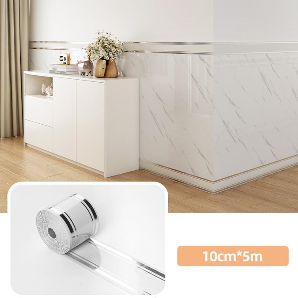 1 Roll Imitation Brick Panel Marble Backsplash Wallpaper European Marble Pattern PVC Material 197×3.94 Inches Thick Self-Adhesive Waterproof DIY Decoration for Bedroom Kitchen Bathroom