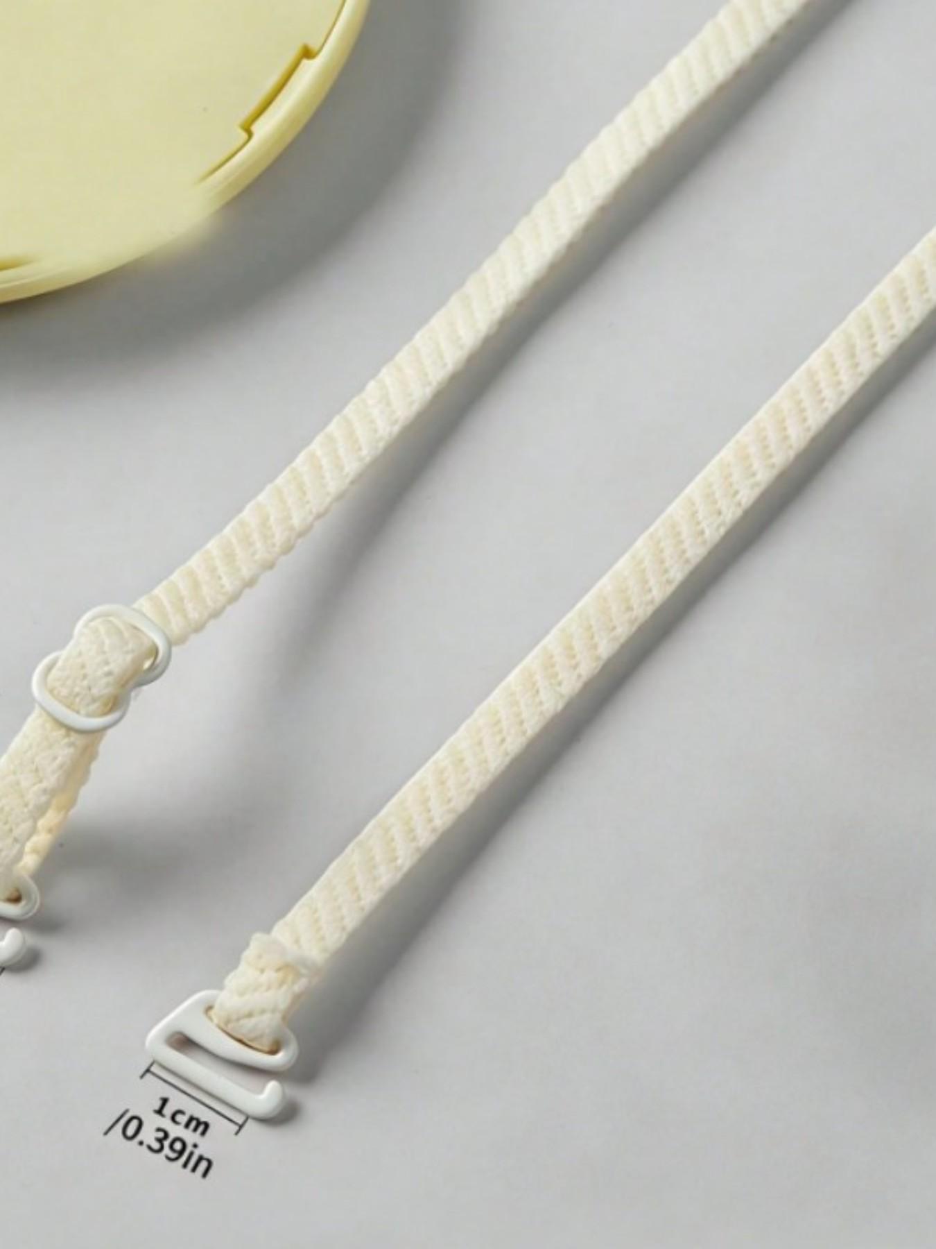 Women's Lingerie Bra Straps Set, 2pcs 0.24 Inch Elastic Design, Invisible & Seamless for Comfortable Wear, Ideal for Everyday Use