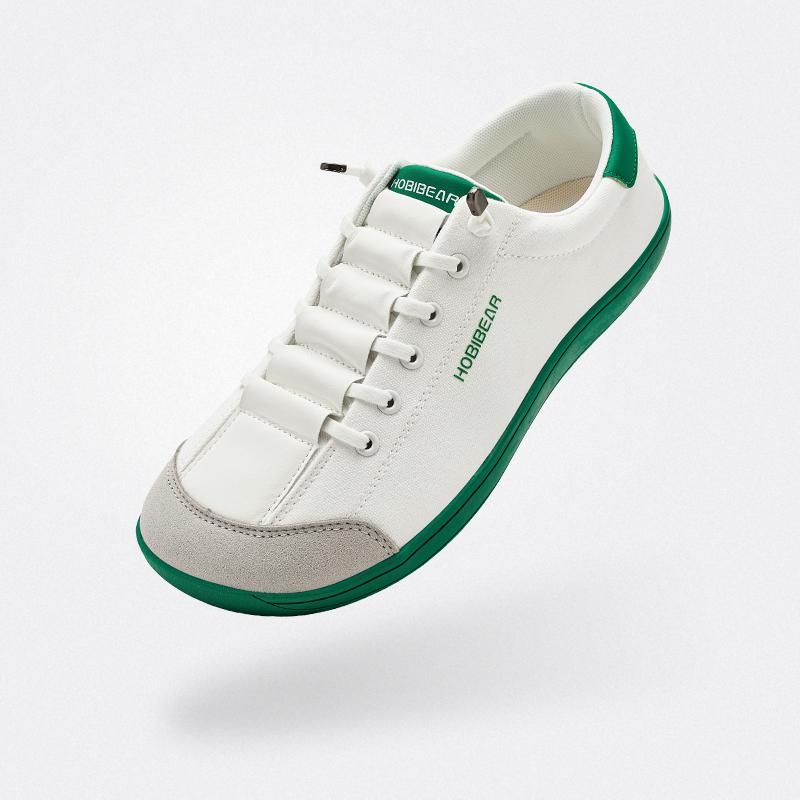 HOBIBEAR Barefoot Minimalist Shoes Womens Mens | Zero Drop | Wide Width Canvas Slip-on Shoes  Fashion Sneaker