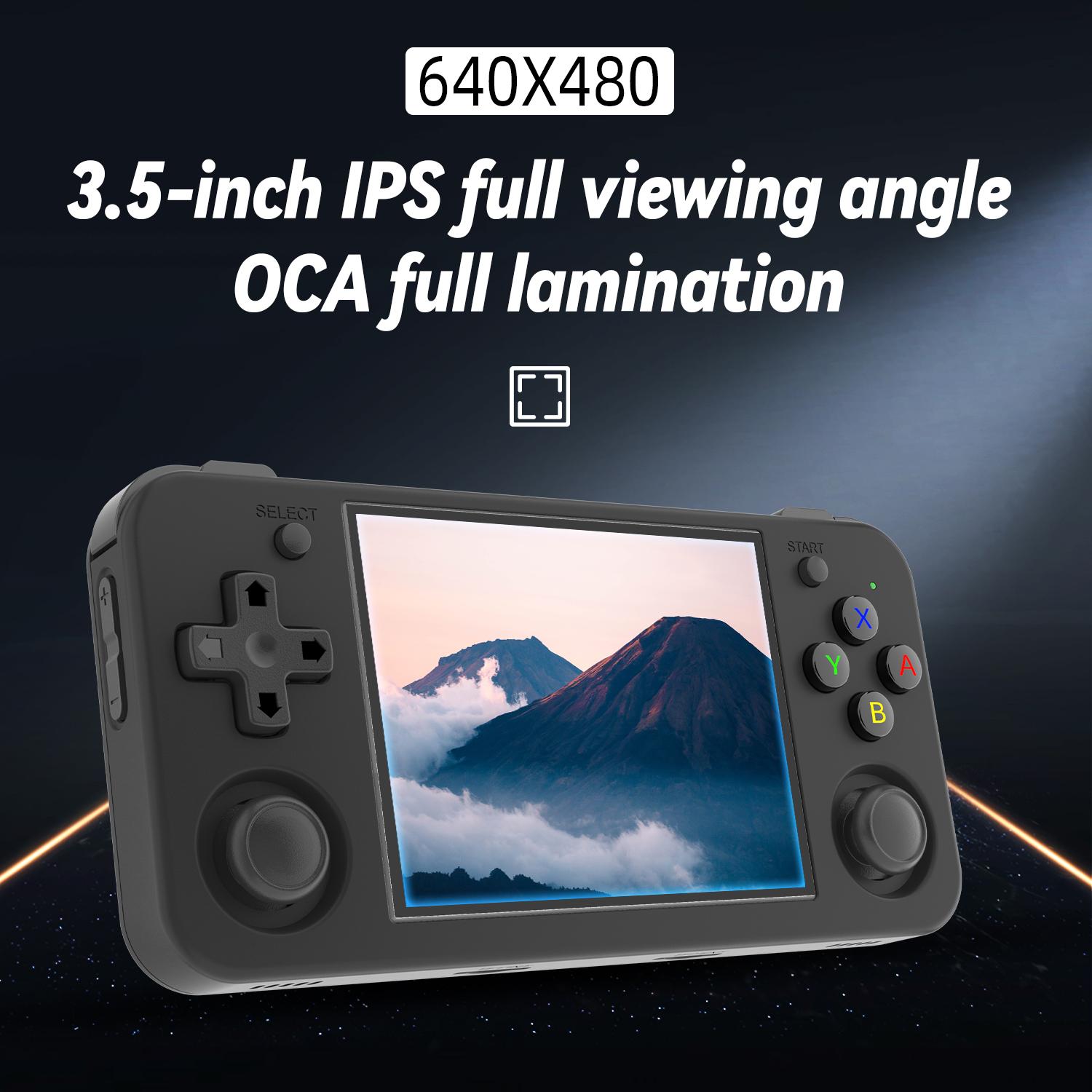 ANBERNIC RG35XX H Hand-held Consoles For Playing Video Games 3.5-inch IPS 640*480 Screen RG35XXH Retro Game Player 3300 mAh 5000+ Games Linux 64-bit System Holiday Gifts