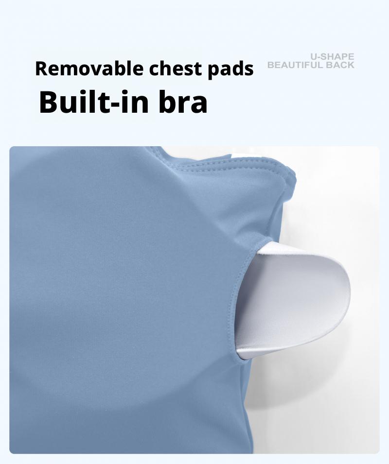 Color Block Sports Bra for Women, High Impact Shockproof & Push Up Fitness Tank Top, Running Yoga Beauty Back Bra