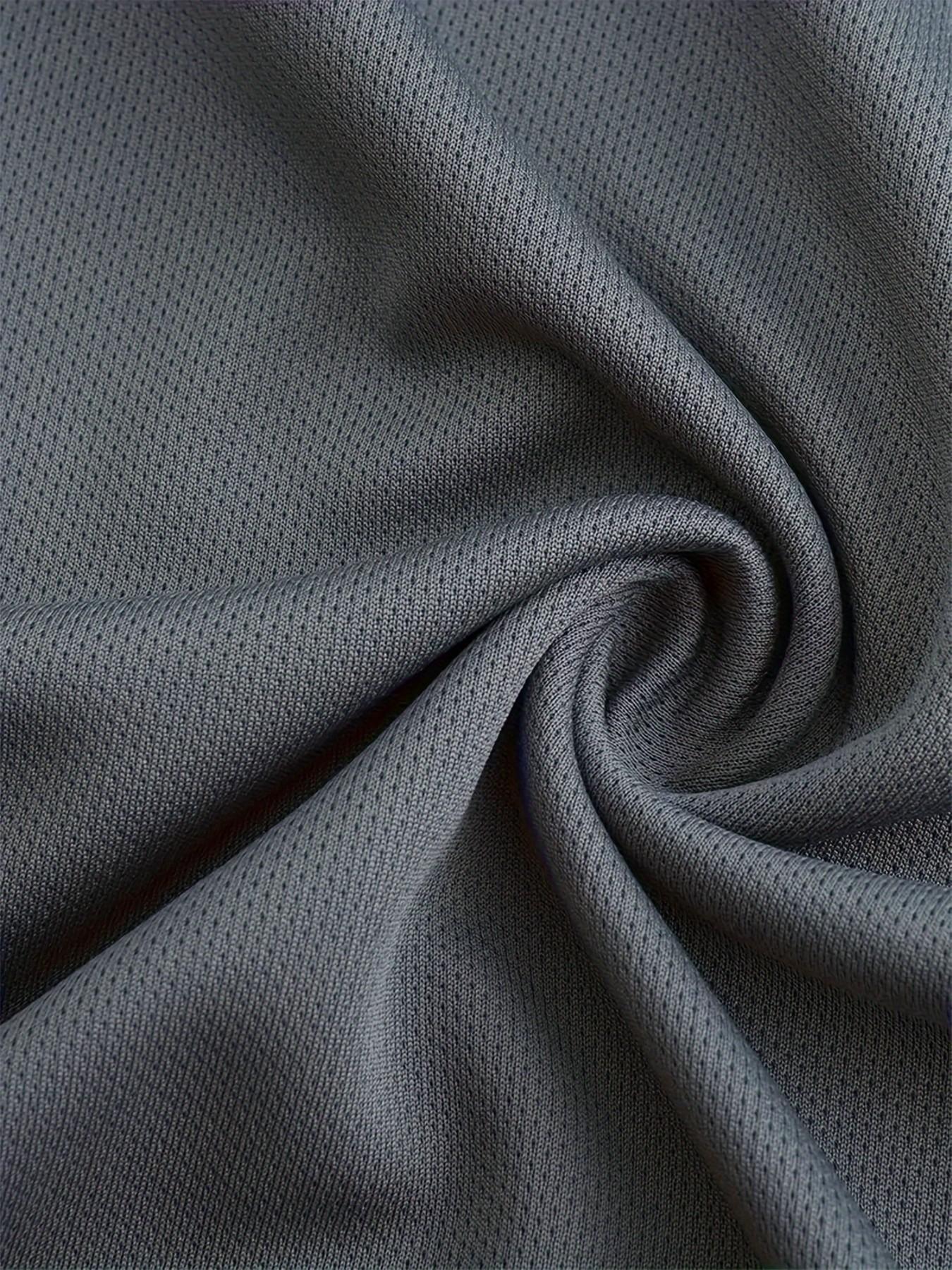 Two-Pack Casual Sports T-Shirts, Reflective Stripes, Breathable Quick-Dry Short Sleeve Round Neck Tops, Ideal for Running and Fitness