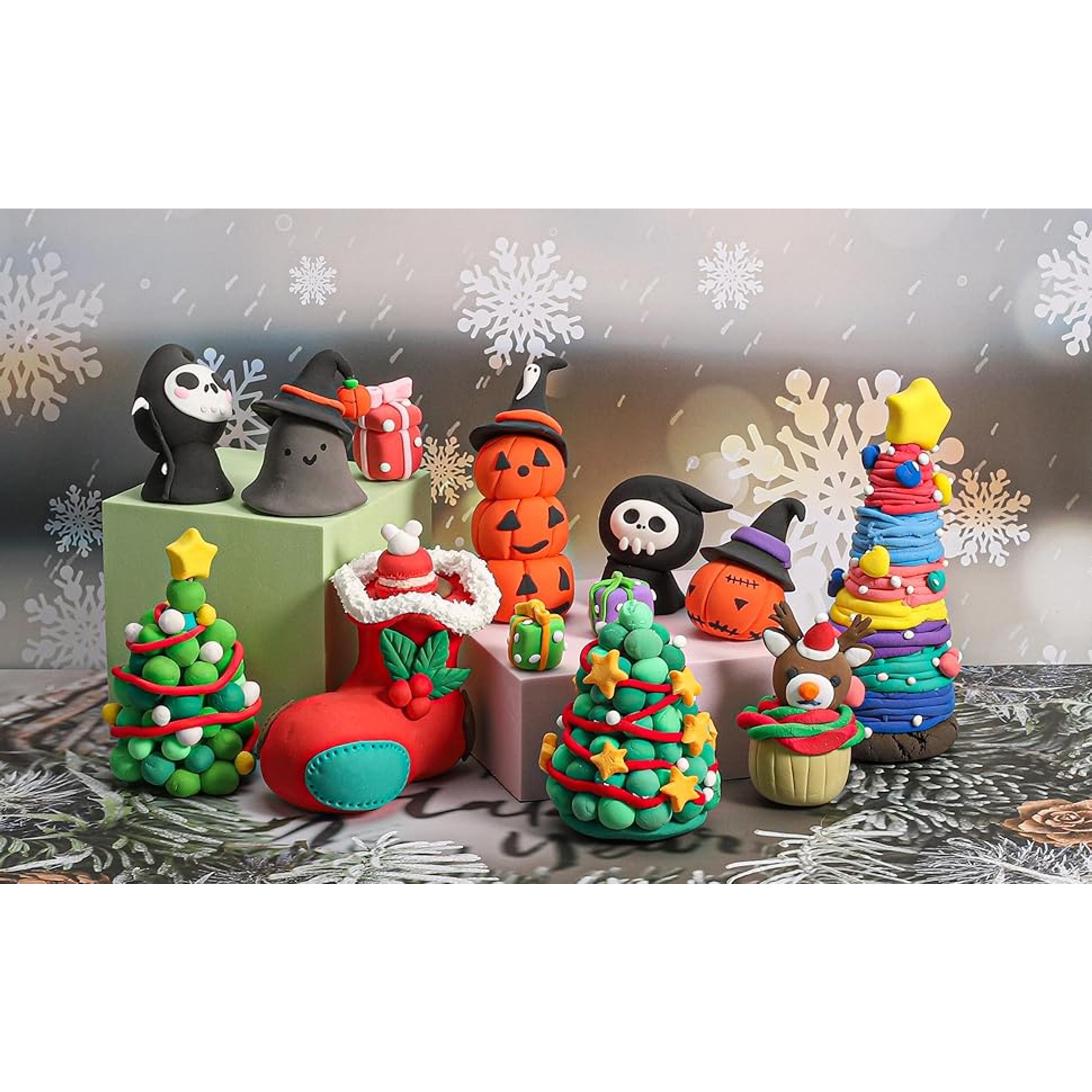 Air Dry Clay Kit – 36 Colors Modeling Clay with Sculpting Tools for Crafting & DIY Projects, Creative Gift for Easter, Halloween, and Christmasfidget toys