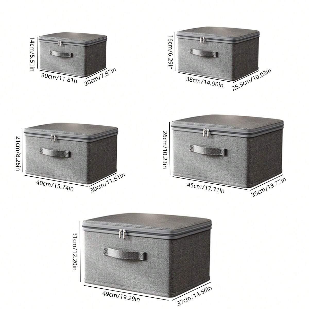 Foldable Ion Storage Box, Waterproof Organizer, Bedding Folder, Foldable Storage Box, Suitable for Closet, Bedroom, Kitchen, Books