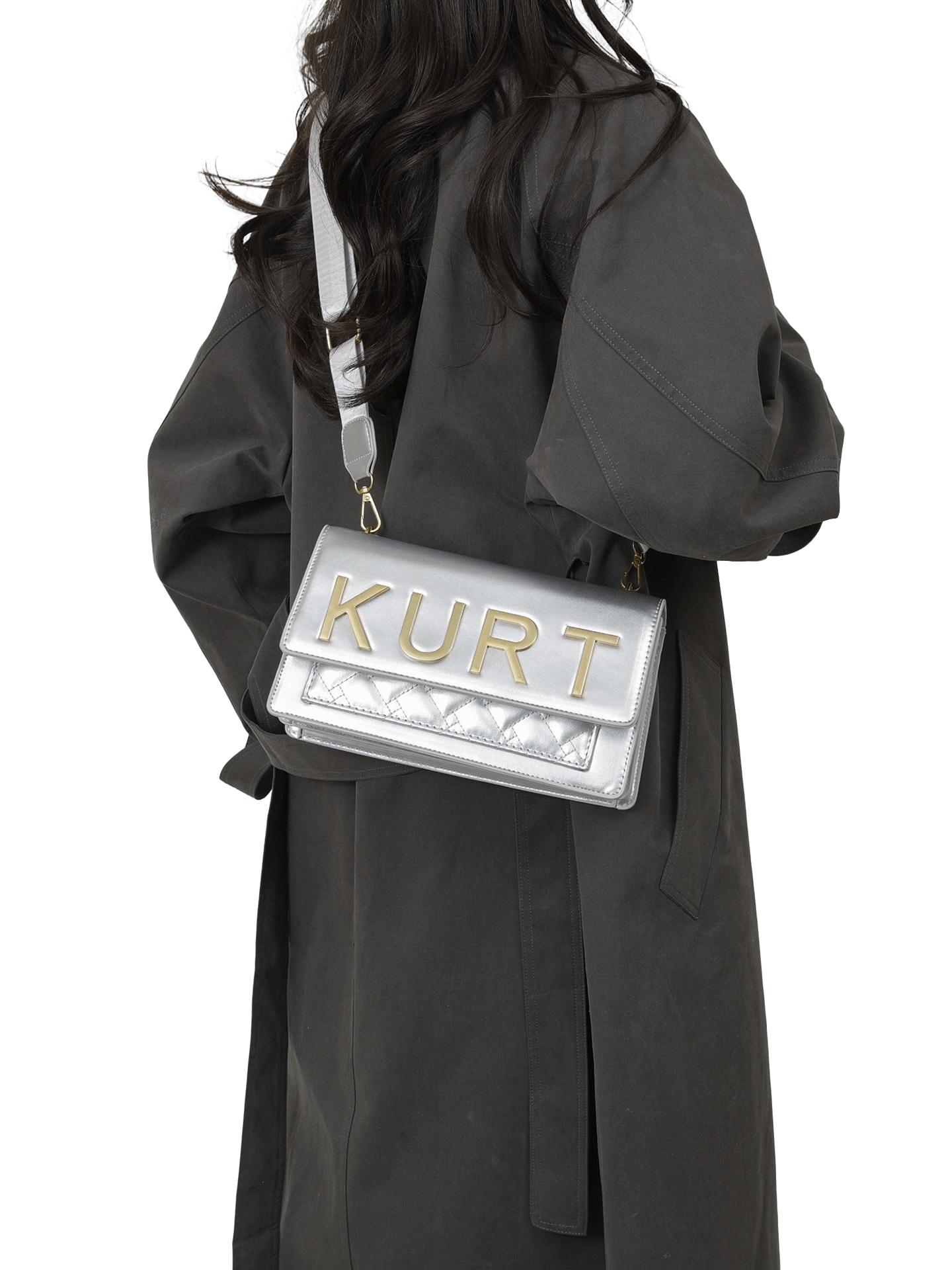 New Fashion Casual Custom Letter Metal Buckle Crossbody Shoulder Bag, Modern Solid PU Material, All Season Accessory for Women