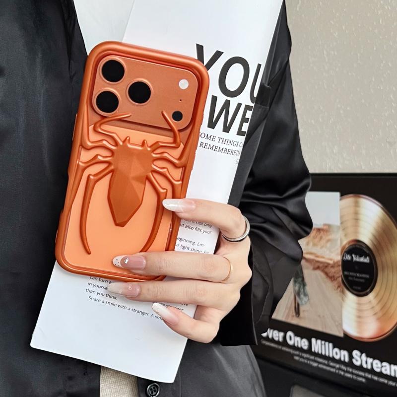 Hollow Spider Matte Matte Suitable for iPhone 17/16/15/14 Soft Case