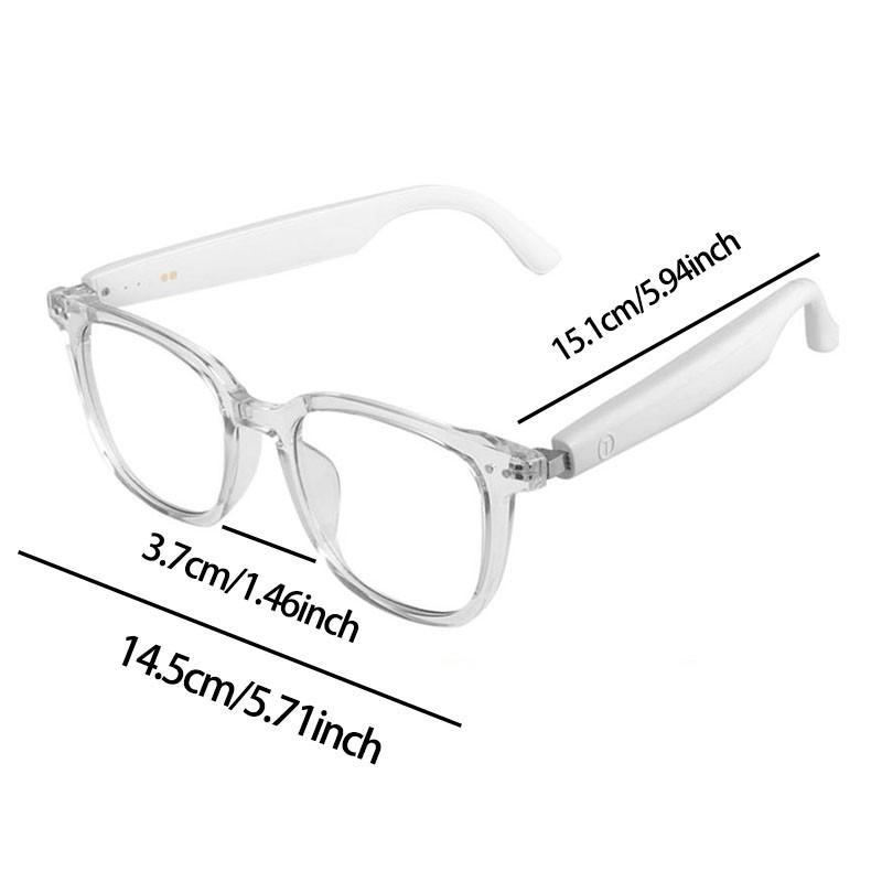 Qrd Smart Wireless Bluetooth-compatible Glasses, Fashionable Open-Air Audio, Touch Control Music & Calls, Multi-Function Eyewear