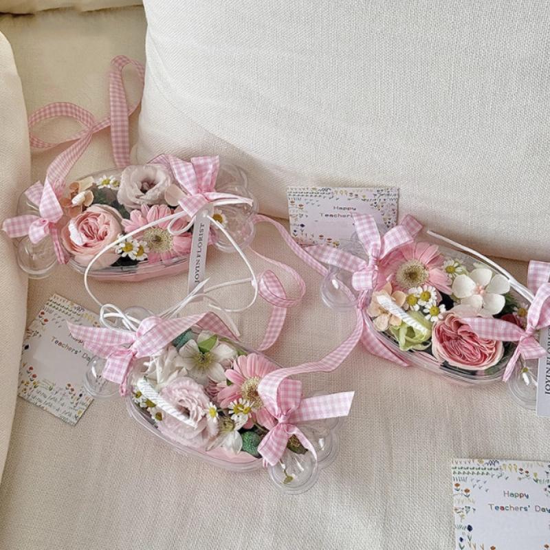 Mini Rainbow Macaron Small Cookie Packaging Box Fruit Packaging Box Candy Shape Cream Cake Disposable Transparent Packaging Box