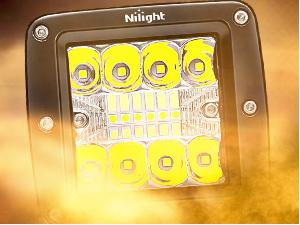 Nilight LED Pods 2Pcs 3Inch 42W LED Cubes Upgraded Spot Flood Combo Square Driving Fog Off Road Lights Work Lighting for Trucks Pickup Golf Cart SUV ATV UTV 4x4 Vehicle Lamp