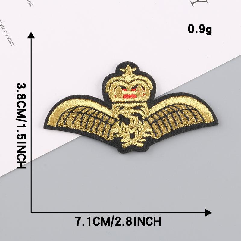 10pcs Colorful Embroidered Patches DIY for Clothes Hats Bags, Vintage Sew-on Badges for Repair or Decoration