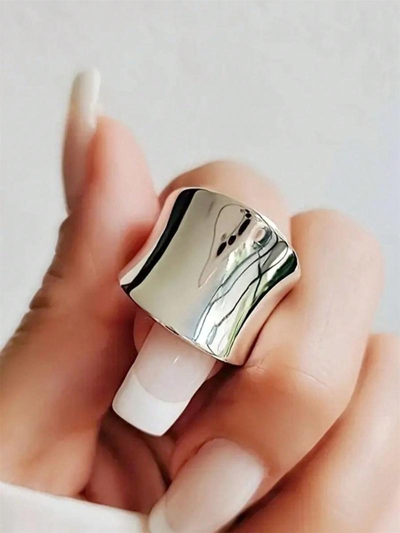 Vintage Simple Ring Fashion Jewelry Accessories for Women, Fashion Jewelry for Party, Daily Clothing Decor, Trendy All-match & Exquisite Jewelry for Birthday Gift