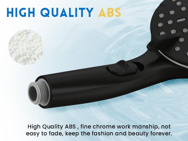 Ryamen Dual Shower Head Combo, 8'' High Pressure Rain/Rainfall Shower Head,5 Settings Adjustable Handheld Showers,with 15" Height Adjustable Slide Bar,Holder/Hose, Angle Adjustable, high pressure showerhead，tiktok shop showerhead