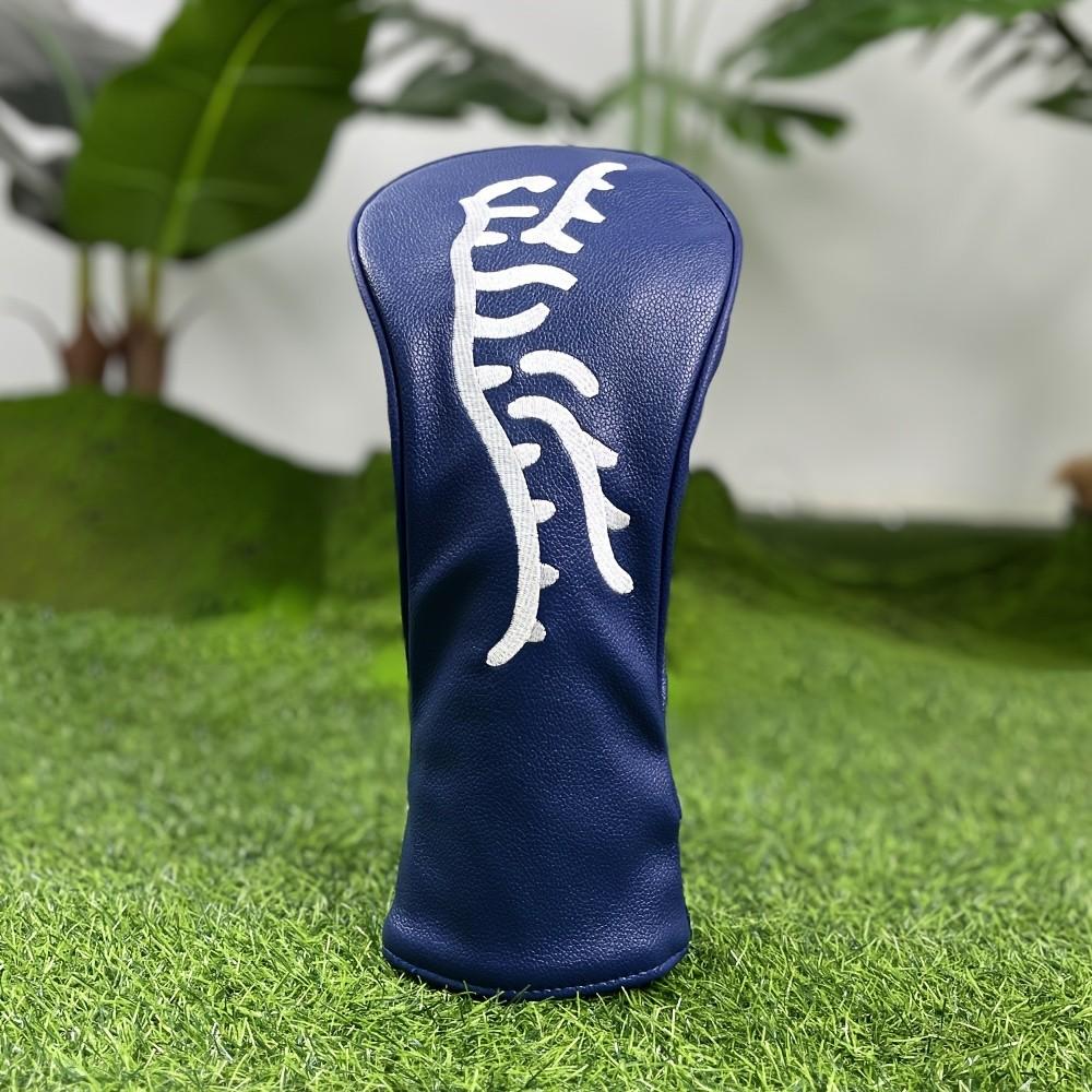 Blue Golf Club Head Cover, Durable Waterproof Protection, Safe Golf Accessory, Best Club Protection, Essential Golf Gear, Golf Equipment