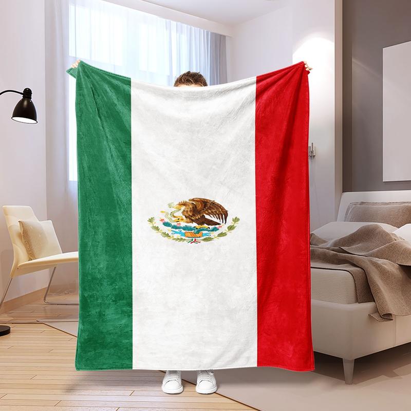[tiktok Trend] Celebrate Mexican Pride with Iconic Flag Blanket, Classic Stripes & National Coat of Arms, Perfect for Heritage Days
