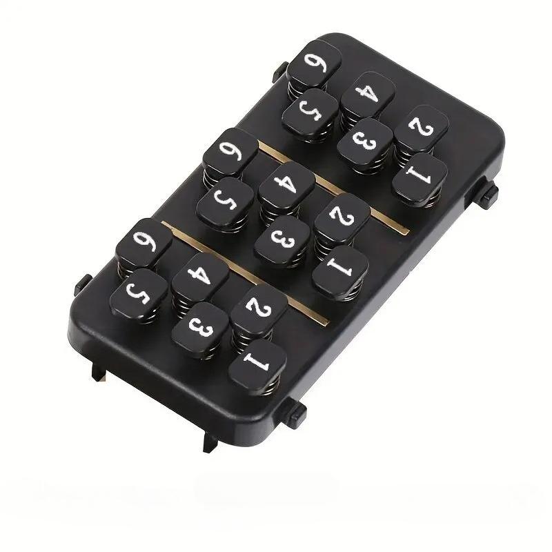 A Training Aid Tool, a Guitar Chord Learning Assistant, Guitar Chord Trainer with 18 Buttons for One-Click Guitar Chords, Suitable for Beginner Guitarists