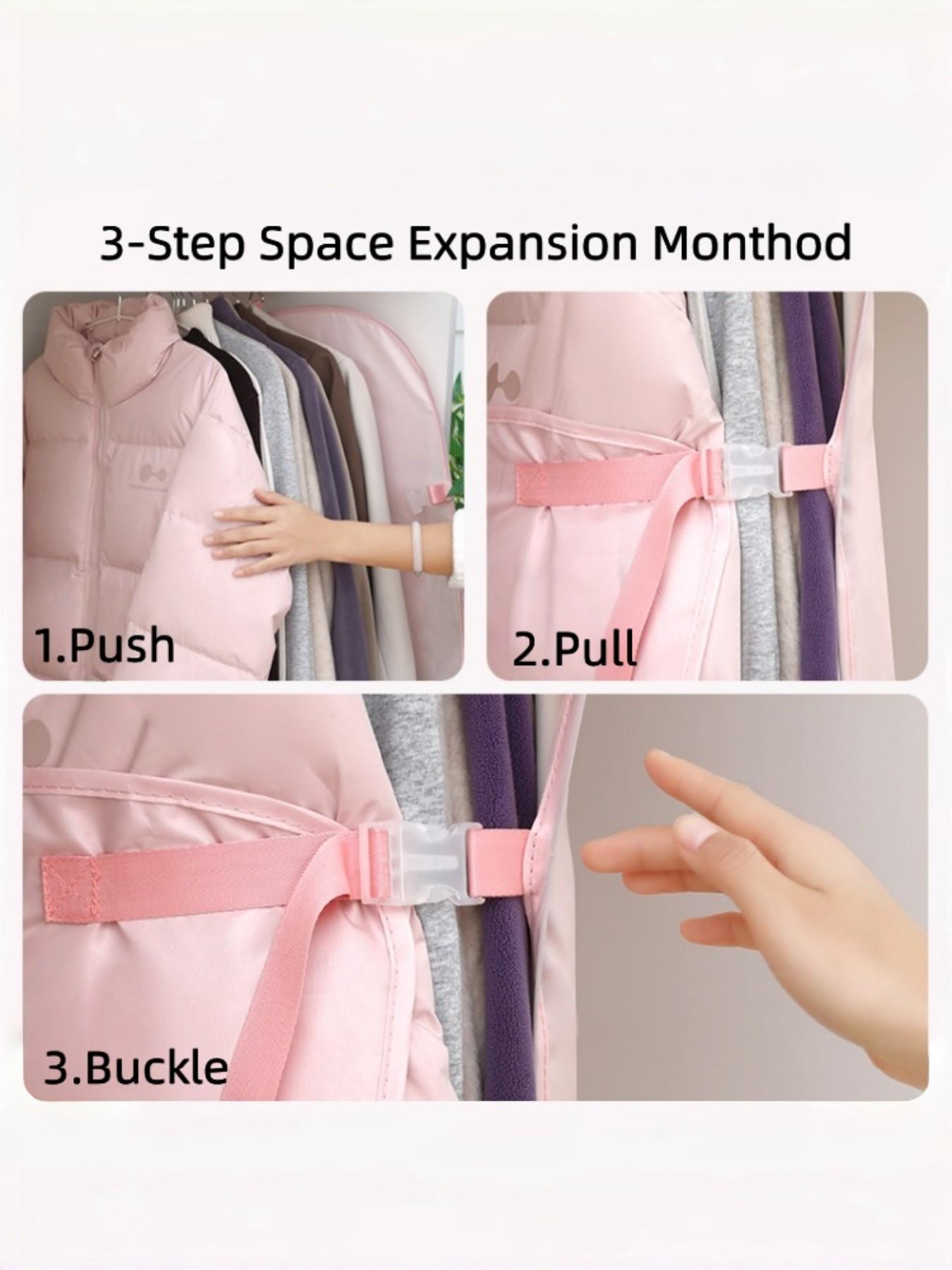 Large Capacity Closet Compression Storage Board, Stackable Clothes Dust Cover, Quilt Organization Bag, Wardrobe Space Saver