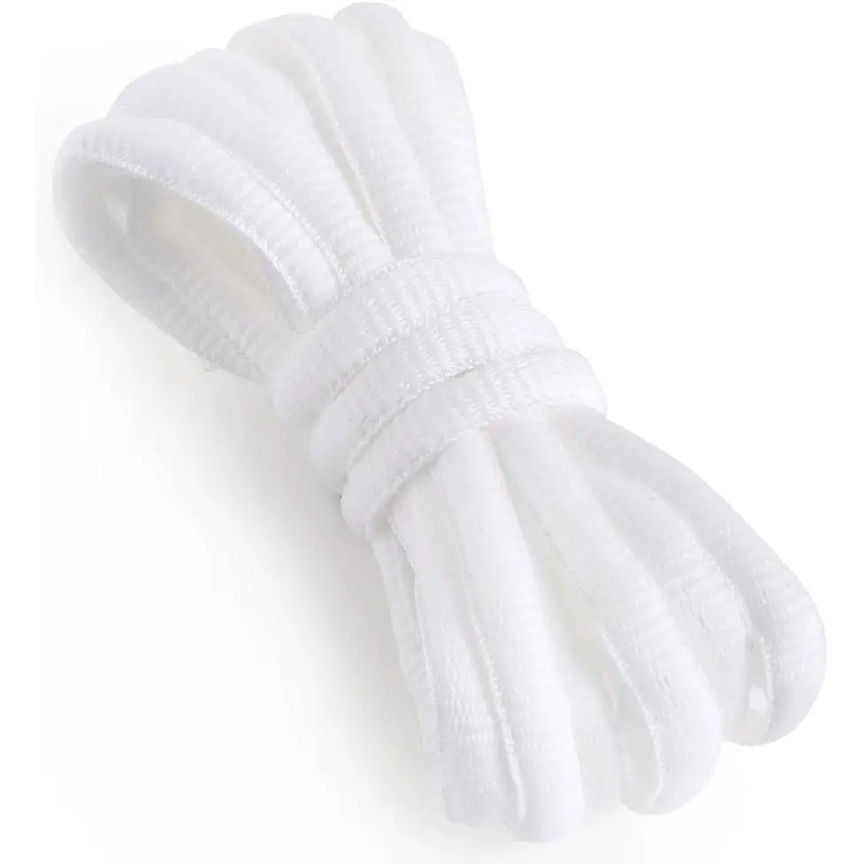 VSUDO Oval Shoe Laces for Sneakers, Basketball Shoelaces, Running Sport Shoestrings or Athletic Shoe Strings