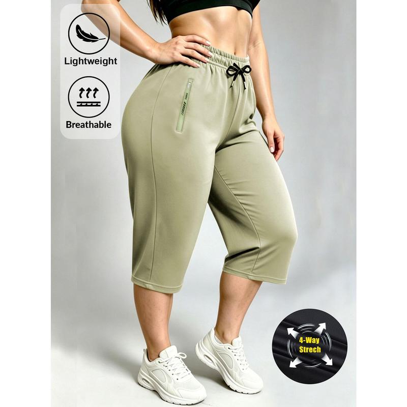 Women's Ice Silk Loose-Fit Joggers - Ankle Length, Camouflage Print, Summer Thin, Quick-Drying, Breathable, Sunscreen Pants for Female Outdoor Sports, Casual Outings