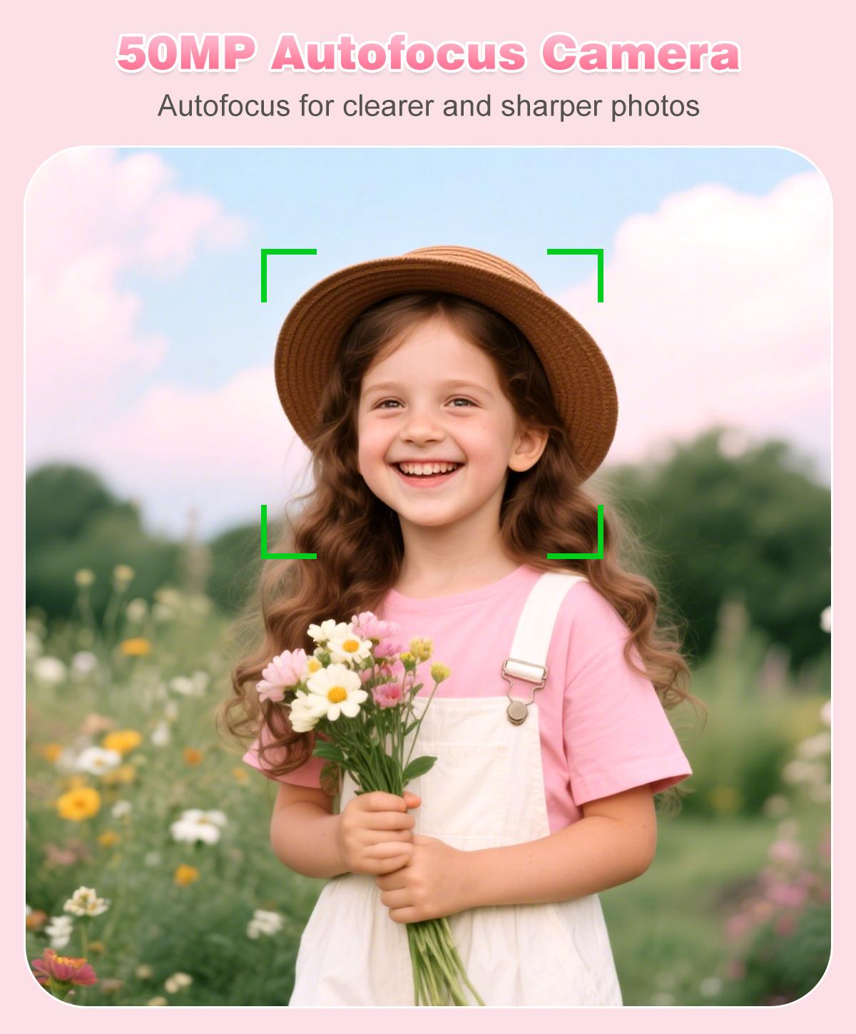 FHD 1080P Digital Camera with SD Card, 16X Digital Zoom Camera, Portable Mini Camera for Teenagers Students Boys Girls, Point and Shoot Camera for Gifts, Tech Gadgets, Gift