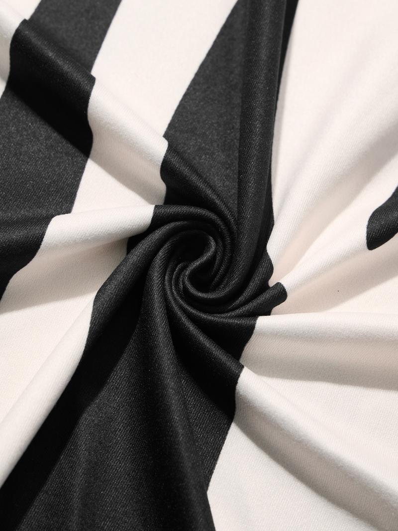 Autumn Elegant Sexy Women's Geometric Print Dress, Plus Size Deep V Neck Batwing Sleeve Slim Fit Long Dress for Fall Season