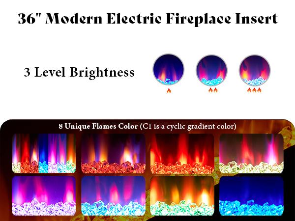 VanAcc Modern TV Stand with Fireplace for Living room, 70"/80" Entertainment Center with LED Lights, Flip Doors & Corner Glass Decor, Large Storage Space Apartment Furniture for TVs up to 80"/90" VanAcc Modern TV Stand with Fireplace for Living room, 70"/80" Entertainment Center with LED Lights, Flip Doors & Corner Glass Decor, Large Storage Space Apartment Furniture for TVs up to 80"/90"