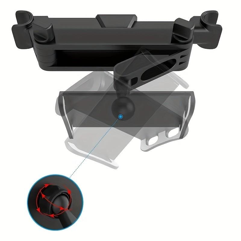 360 Degree Rotating Universal Rear Seat Mounting Bracket, Extendable for Tablets and Smartphones, Compatible with 5 to 11 Inch Gadgets