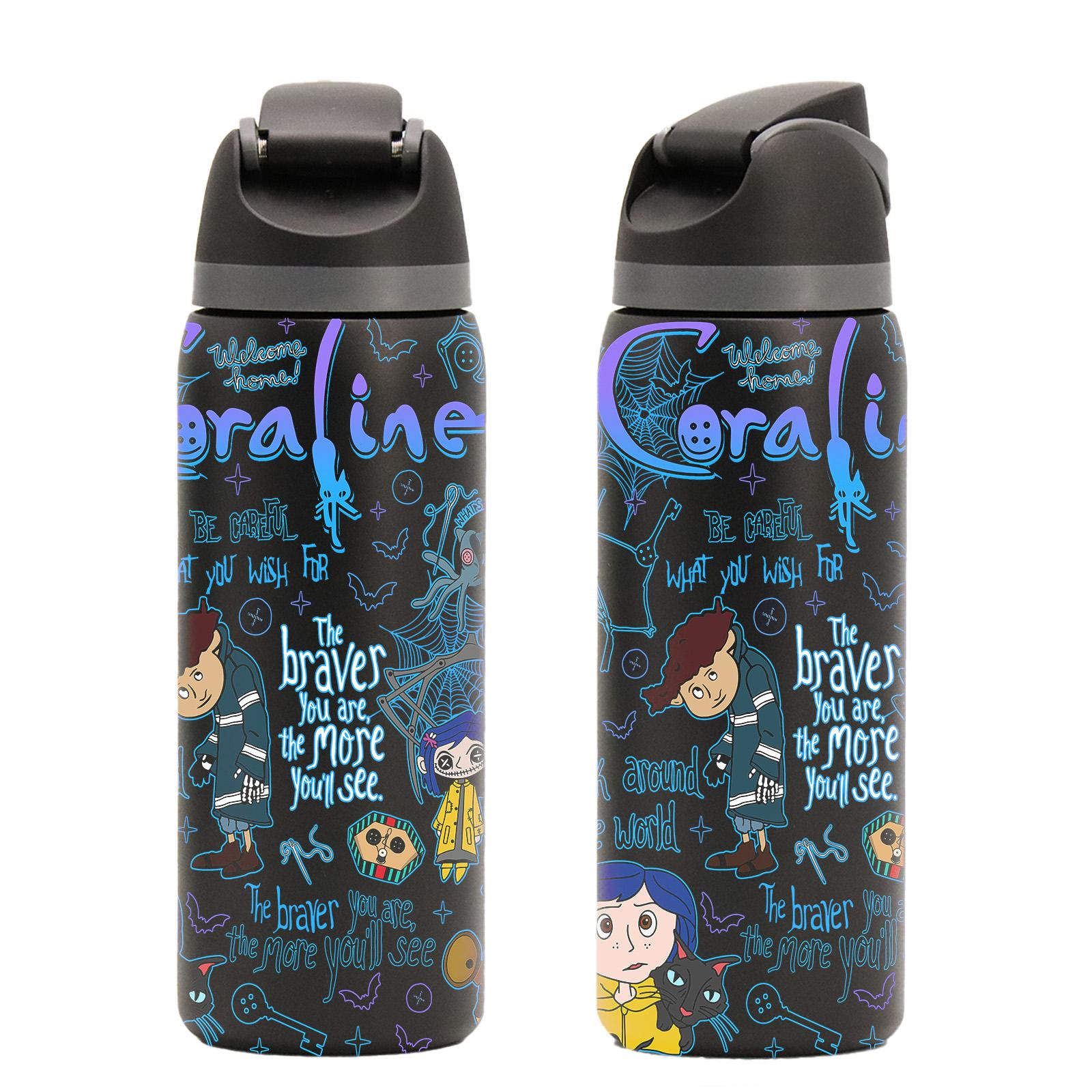 1 Pc 19/32oz insulated mug tumbler, Leakproof Insulated Tumbler, double wall leak-proof vacuum cup for hot cold drinks, thermal mug keeping warm 12 hour/ cold 24 h, graphic style, ideal gift for women men, perfect for travel office home